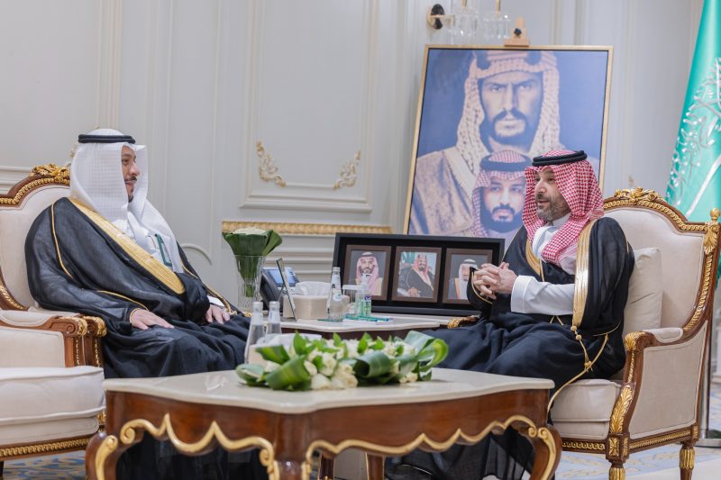 نائب أمير الحدود الشمالية يستقبل مدير فرع وزارة البيئة والمياه والزراعة المكلّف حديثًا