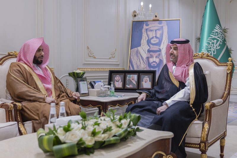نائب أمير الحدود الشمالية يستقبل رئيس محكمة التنفيذ بالمنطقة