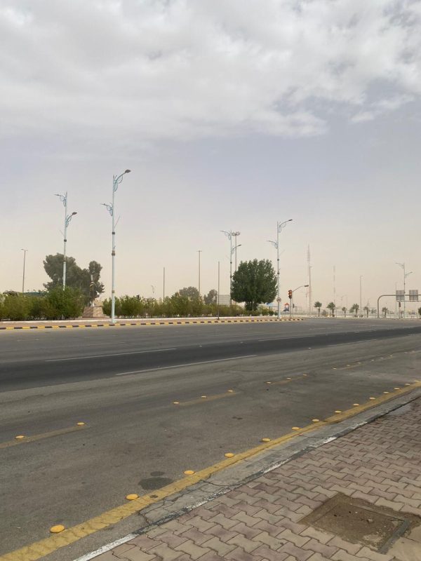 أجواء غير مستقرة ورياح مثيرة للأتربة والغبار على محافظة طريف