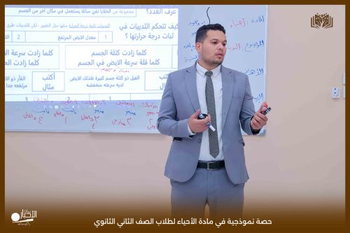 بالفيديو والصور.. ابتدائية الوعد النموذجية بطريف تنفذ حصة نموذجية في الرياضيات بعنوان «الاحتمال»