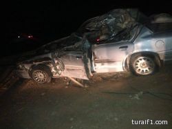 مصرع شابين وإصابة ثالث في حادث تصادم على طريق عرعر- سكاكا