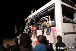 مقتل 33 في تصادم حافلتين بجنوب سيناء