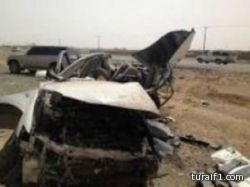 وفاتين وثلاث إصابات نتيجة إنقلاب مركبة لعمالة وافدة بالجوف