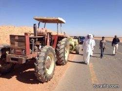 طرق الجوف توضح : طريق بسيطاء الزراعي مكتمل عوامل السلامة وحالته جيدة