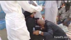 عاجل بالفيديو والصور : كشافة الحدود الشمالية تلم شمل ابن بأمه بعدما فقدها