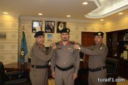 مدير شرطة الشمالية يقلد الرخيص رتبتة الجديدة