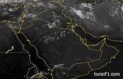 الأرصاد: سماء غائمة جزئياً على مناطق الحدود الشمالية والجوف وحائل وتبوك و المنطقة الشرقية