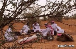 الأجواء والأمطار تغري أهالي الحدود الشمالية للخروج و التنزه