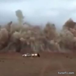 تضارب الأنباء حول مقطع فيديو لتفجير بغرض التنقيب لأحد الشركات شرق وعد الشمال
