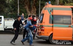 إصابة ستة شرطيين وأربعة مدنيين في انفجار «عبوة بدائية» بمحيط جامعة القاهرة