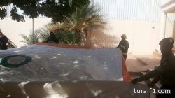 صعود وافدة كينية  على شجرة داخل سور سجن عرعر في محاولة للإنتحار