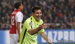 ميسي يعادل رقم الأسباني راؤول لأكبر عدد من الأهداف بدوري الأبطال