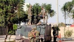 جماعة متشددة تبث شريطا مصورا يبدو إعلان مسؤولية عن هجوم كبير وقع في سيناء