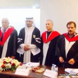 الحميدي الهزيمي يحصل على درجة الماجستير بـتقدير امتياز
