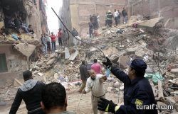 ارتفاع حصيلة ضحايا انهيار مبنى سكني بالقاهرة إلى 19 شخصاً