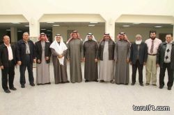 رئيس المكتب الثقافي بسفارة دولة الكويت بالرياض يزور جامعة الحدود الشمالية