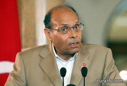 المرزوقي يهنىء السبسي بفوزه في رئاسة تونس