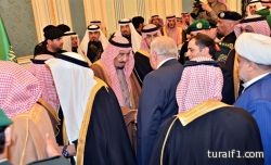 بالصور.. الملك سلمان يتلقى التعازي من الأمراء وقادة الدول الشقيقة والصديقة