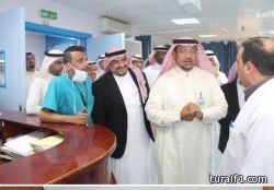 بالصور..مدير الشؤون الصحية بالجوف يزور مستشفى القريات العام