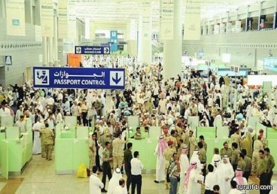 الجوازات: 250 ألف مواطن سافروا خارج المملكة خلال أيام العيد