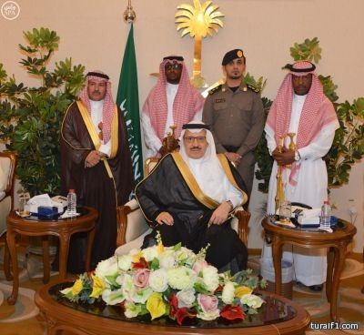 المسؤولون بمحافظة طريف والحدود الشمالية يرحبون بأميرهم الجديد مشعل بن عبدالله