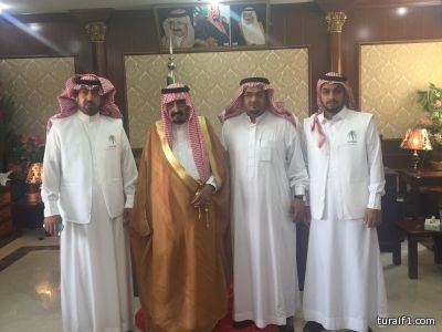 محافظ طريف يستقبل مدير مكتب العمل بالمحافظة