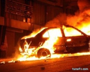 بالصور..إحراق 5 سيارات في غضون 3 أشهر بحي الخالدية بطريف والقضية تقيد ضد مجهول