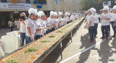 لبنان يدخل موسوعة غينيس بـ”أطول منقوشة في العالم”