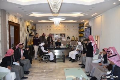 بلدية طريف تستقبل طلاب مدرسة ثانوية جعفر الطيار