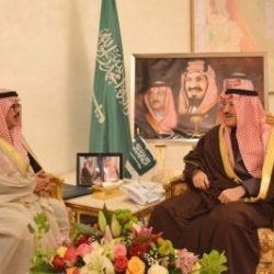 أمير الحدود الشمالية يلتقي مدير مكافحة المخدرات بالمنطقة