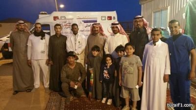 بالصور..القطاع الصحي بطريف يشارك بمهرجان طريف الشعبي ومسابقة الصقور “4”