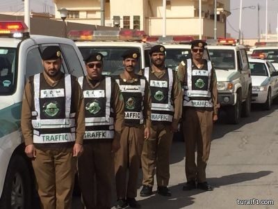 بالصور..مرور طريف يدشن فعاليات أسبوع المرور الخليجي الـ32