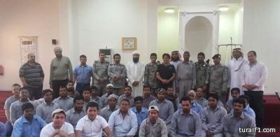 وافد هندي وآخر فلبيني يعتنقان الإسلام في قطاع حرس الحدود بجديدة عرعر‎