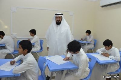 مدير تعليم الشمالية يتفقد سير الإختبارات بمدارس المنطقة