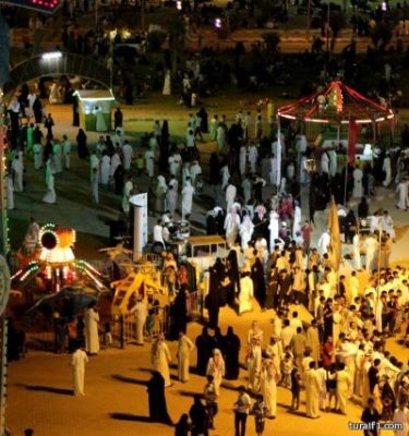 بالصور..”مهرجان صيف عرعر 37 “يشهد حضور 43 ألف زائر