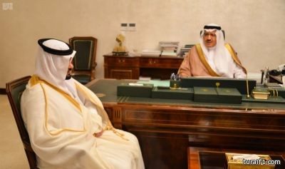 أمير الشمالية يستقبل مدير فرع ديوان المراقبة العامة الجديد