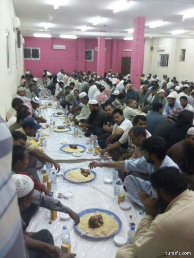 بالصور .. مشروع إفطار الصائم لعام 1434 بطريف