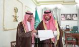 سمو الأمير فيصل بن خالد بن سلطان يستقبل مدير إدارة خدمات المياه بالمنطقة