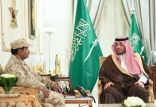 الأمير فيصل بن خالد يستقبل قائد قوة واجب 20 بالحرس الوطني