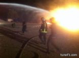 مدني رفحاء يسيطر على حريق بمحطة وقود جنوب المحافظة