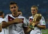 الهداف الألماني كلوسه ينهي مسيرته الدولية بعد الفوز بكأس العالم