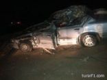 عاجل : حادث تصادم عنيف بين شاحنة “تريلة” و سيارة فورد