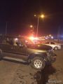 وقوع حادث تصادم عند تقاطع شارع المدينة المنورة مع شارع أبو بكر الصديق شرق طريف