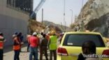 5 وفيات في انهيار حاجز خرساني بحي جبل الكعبة بمكة
