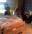 رئيس النصر يزور الطفل سعود مشعل ويعد بالمساعده في علاجه