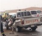 وفاة شاب بحادث تصادم على طريق طريف الدولي