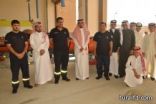 ثانوية الملك عبدالله بعرعر تنظم زيارة إلى مركز الدفاع المدني بالمدينة
