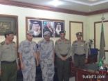 مدير جوازات الشمالية يكرم العقيد سعود الدغمي وعدد من ضباط حرس الحدود