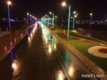 بالصور هطول أمطار خفيفة إلى متوسطة مساء اليوم على محافظة طريف