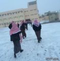 كتلة هوائية باردة وثلوج ستضرب محافظة طريف غداً الأحد وأولياء أمور الطلاب يناشدون بتعطيل الدراسة غداً